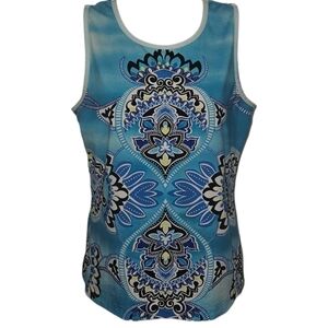 Athleta Mandala Print Sleeveless Yoga Tank Top